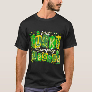Inte Lucky Simply Blessed Kristna Shamrocks Patri T Shirt