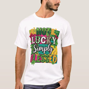 Inte Lucky Simply Blessed St. Patrick's Day Maxima T Shirt