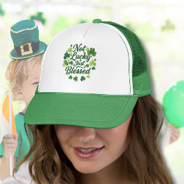 Inte lycklig, bara välsignad katolsk St. Patrick's Keps