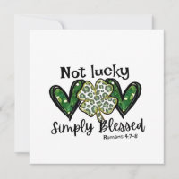 Inte lycklig, helt enkelt välsignad Lucky Charm St