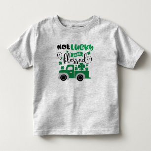 Inte lycklig precis välsignad st patrick's day t shirt