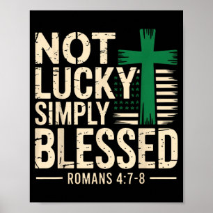 Inte lycklig välsignad kristen st patricks dag jes poster