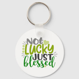 Inte lyckligt, bara välsignat nyckelring