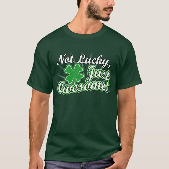Inte lyckligt, precis fantastisk t-shirt (Framsida)