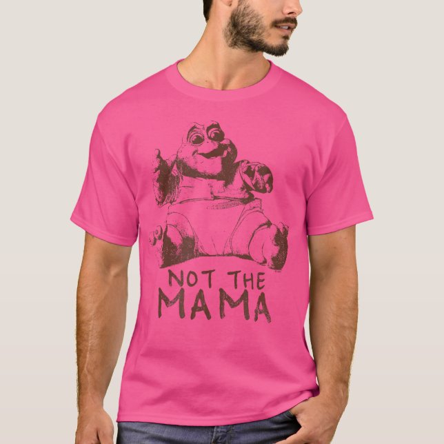 Inte Mamma 1 Färg T Shirt (Framsida)