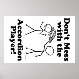 inte med Accordion Player Poster