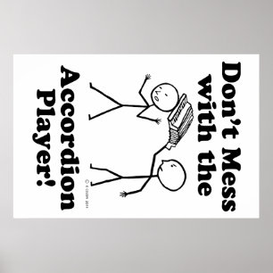 inte med Accordion Player Poster