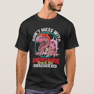 inte med Auntiesaurus Aunty Auntie Gender T Shirt