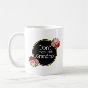 inte med Blommigten Gammusslen Vintage Kaffemugg