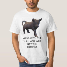  INTE MED BULL-skjorta T Shirt