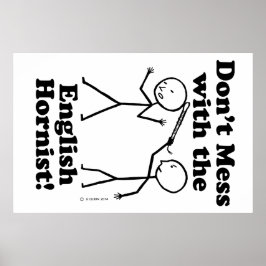  inte med den engelska hornist poster