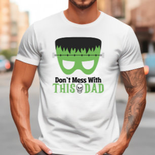  inte med den här pappa-halloween t shirt