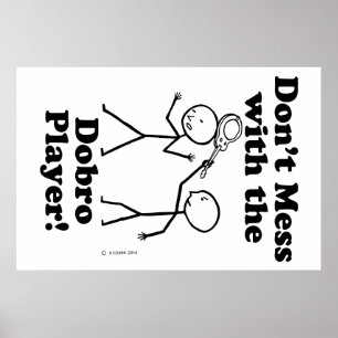  inte med Dobro-spelaren Poster