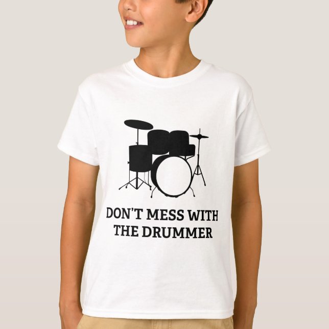  inte med Drummer Tee Shirt (Framsida)