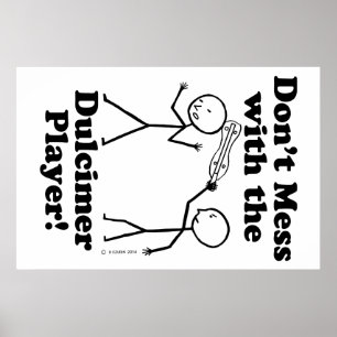 inte med Dulcimer Player Poster