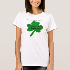  inte med en Irish Lass Funny T-Shirt