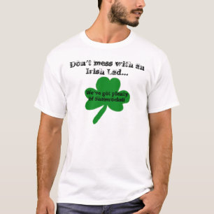  inte med en irländsk Lad Humor T-Shirt