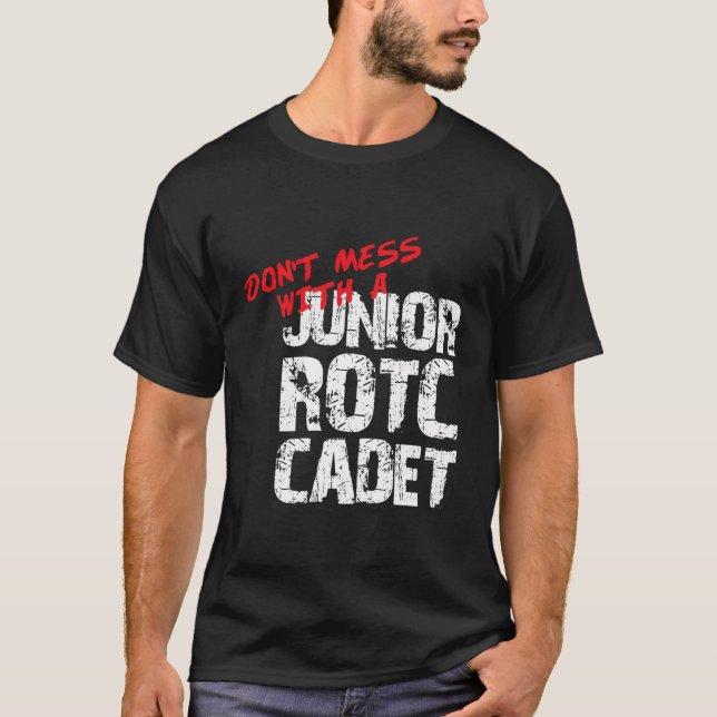  inte med en Junior Rotc-kadett Hoodie Jrotc C T Shirt (Framsida)