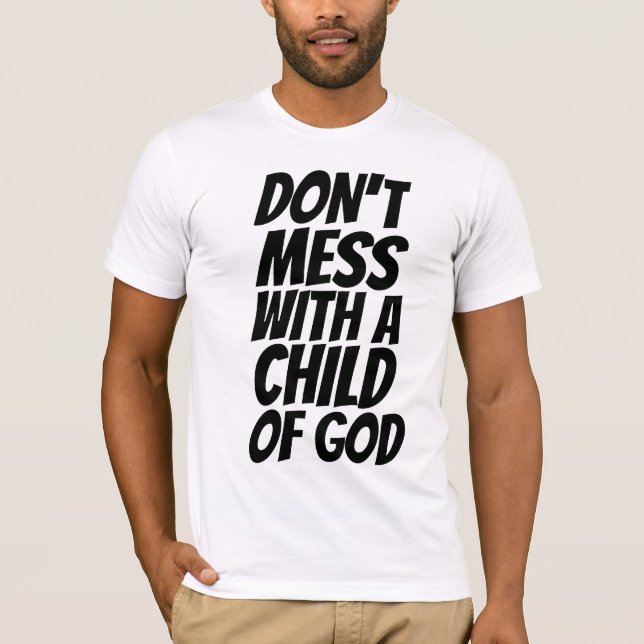INTE  MED ETT BARN MED GOD T-SHIRTS (Framsida)
