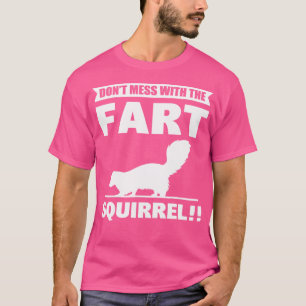 inte med fart-ekorren Skunk Älskare T Shirt