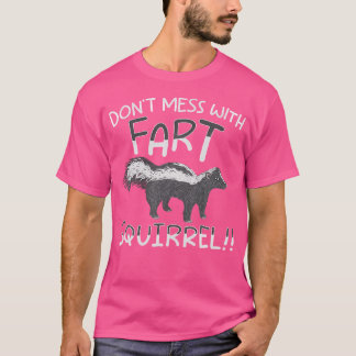 inte med Fart Squirrel Forest Animal Sk T Shirt
