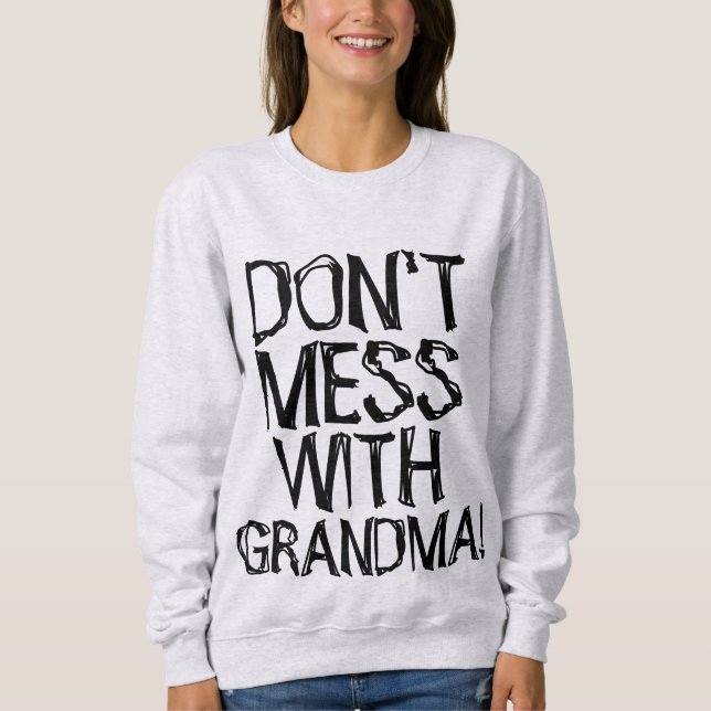  INTE MED GRANDMA! T-Shirts (Framsida)