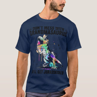  inte med Grandmasaurus Du får Jurasskic T Shirt