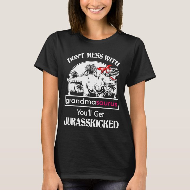  inte med Grandmasaurus Du får Jurasskic T Shirt (Framsida)