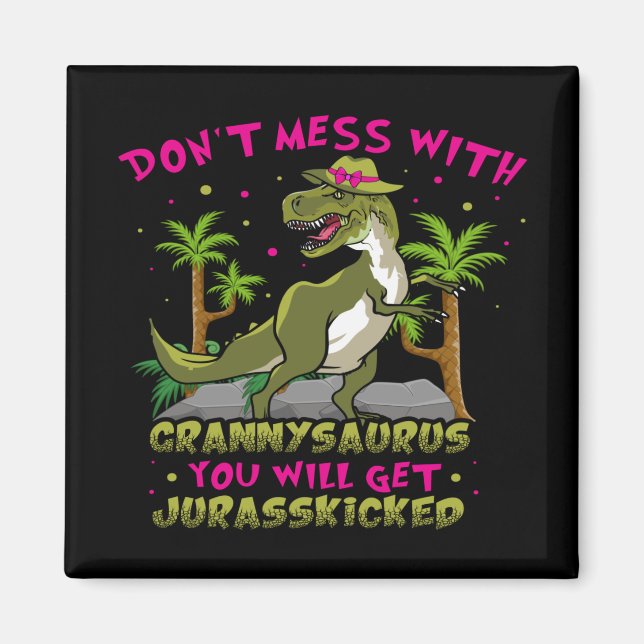  inte med Grannysaurus Magnet (Framsidan)