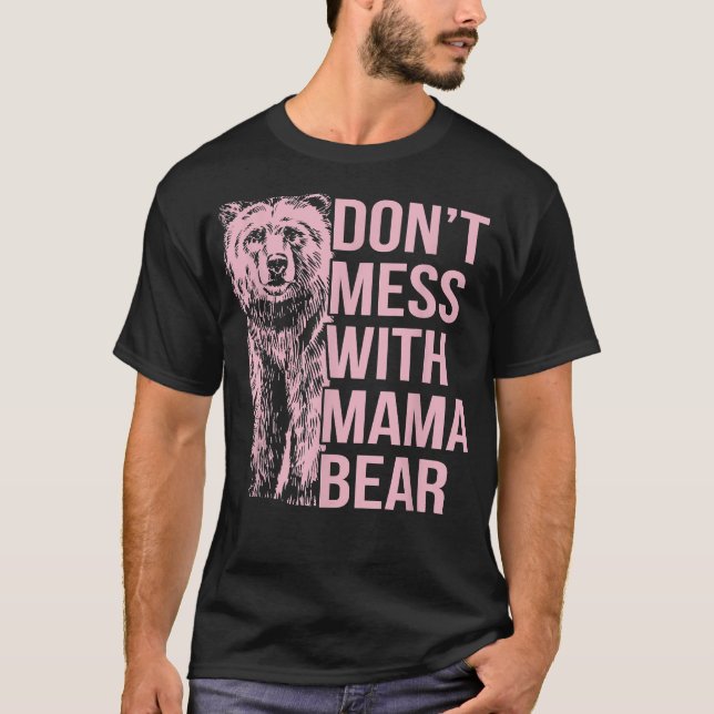  inte med Mamma Bear T Shirt (Framsida)