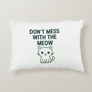 inte med Meow Bags Prydnadskudde
