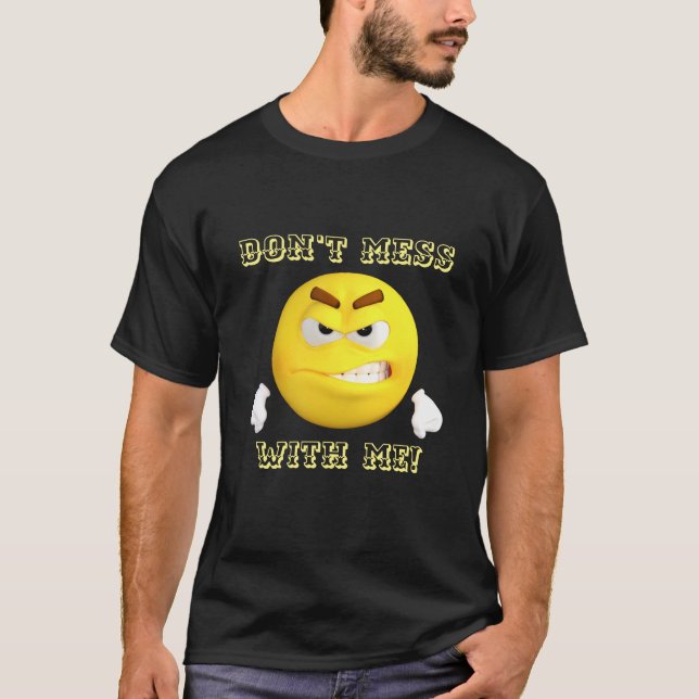  inte med mig! Emoji T-shirt (Framsida)