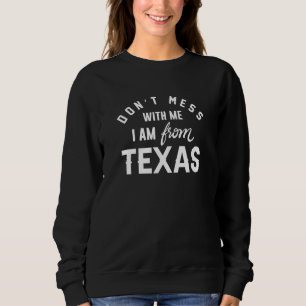 inte med mig jag är från Texas T Shirt