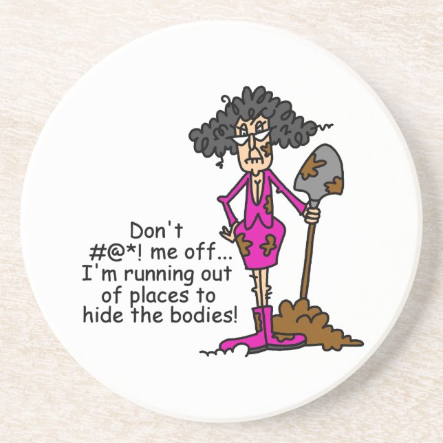  inte med mig underlägg sandsten (Framsidan)