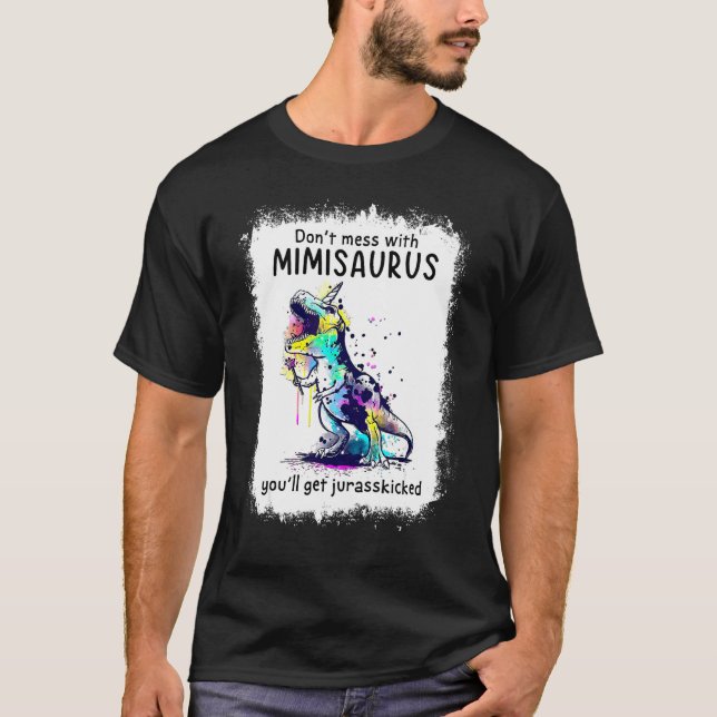  inte med Mimisaurus Du får Jurasskick T Shirt (Framsida)