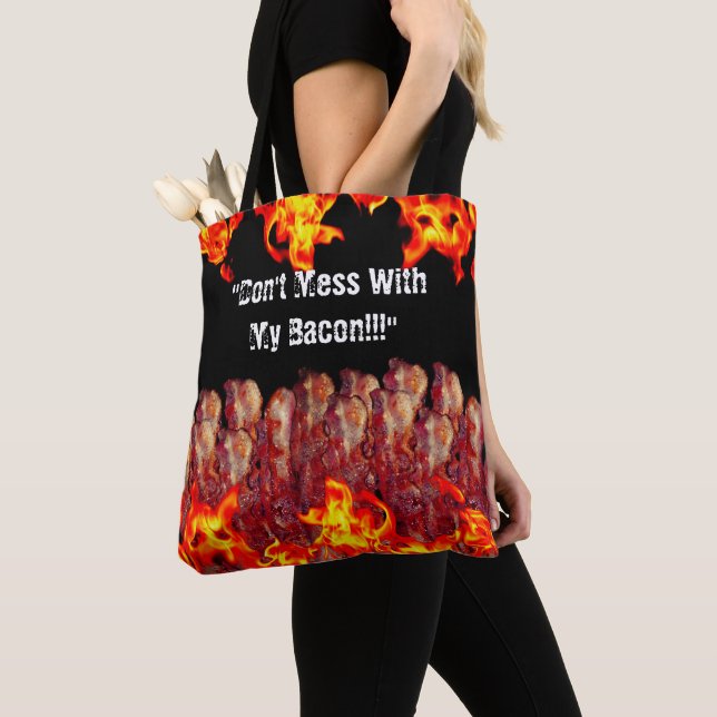  inte med min bacon tygkasse (Närbild)