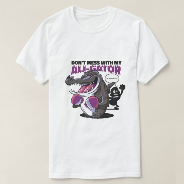 " inte med min gator t shirt (Design framsida)