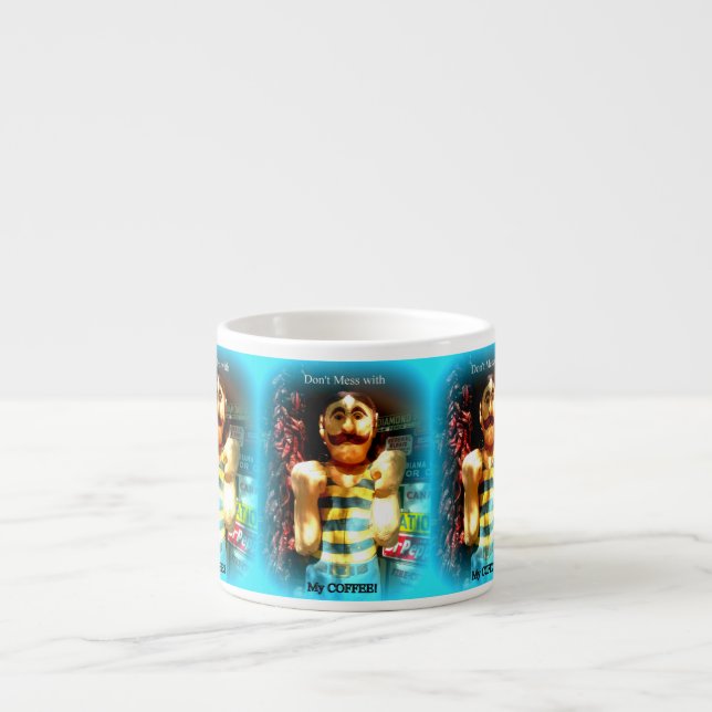 inte  med min kaffespresso mugg espressomugg (Framsidan)