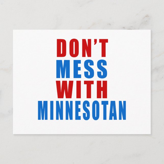  inte med MINNESOTAN Vykort (Framsida)