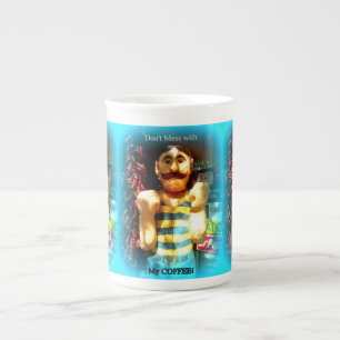 inte med mitt kaffe mugg benporslin mugg