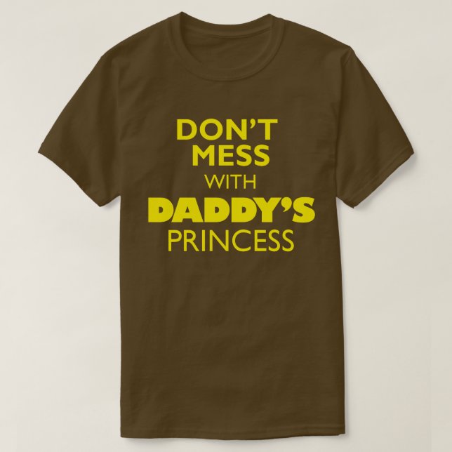  inte med Pappor Princess Tee Shirt (Design framsida)