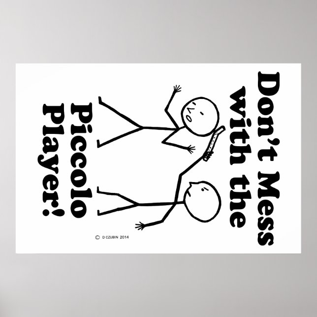  inte med Piccolo Player Poster (Framsidan)