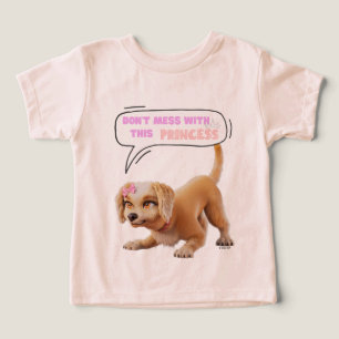 inte med prinsessan t shirt