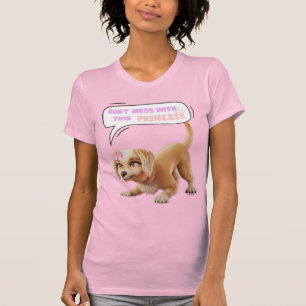  inte med prinsessan t shirt