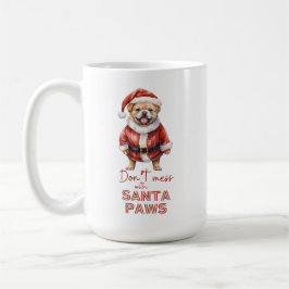 " inte med Santa Tassar" söt hund älskare Kaffemugg