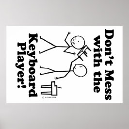  inte med Tangentbord Player Poster
