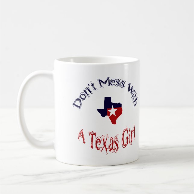  inte med Texas Girl Mugg (Vänster)