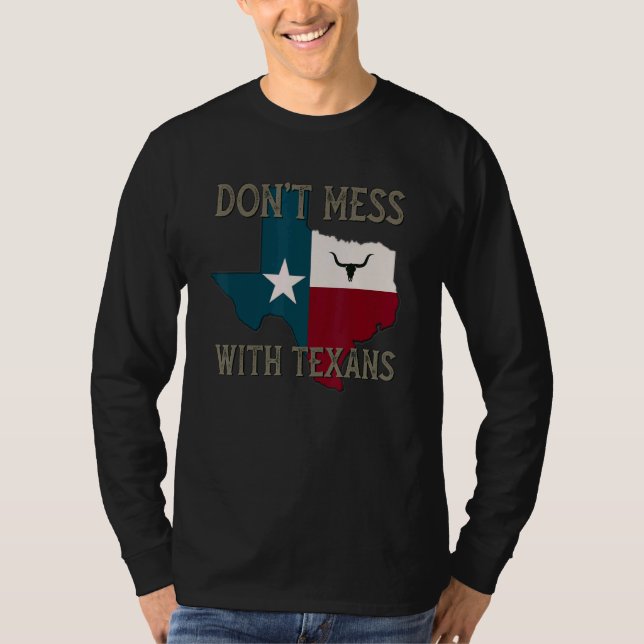  inte med textilierna på Lone Star Stat T Shirt (Framsida)