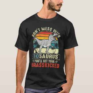 inte med tiosaurus Du får Jurasskick T Shirt