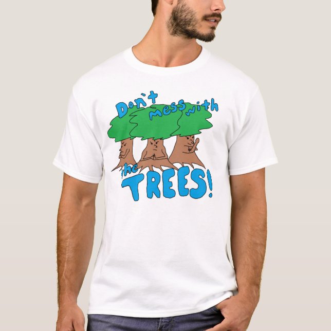  inte med TRÄD! Tee Shirt (Framsida)